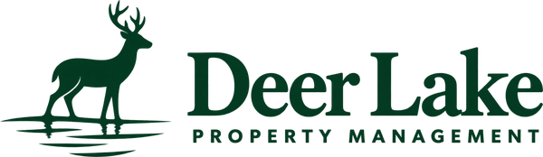 Deer Lake Property Management — deer and lake logo