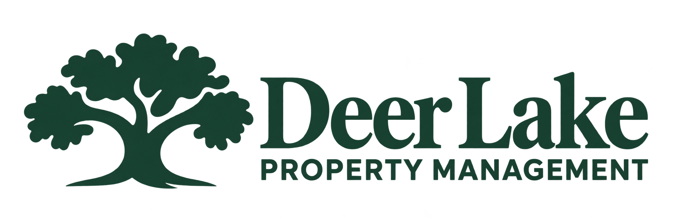 Deer Lake Property Management — oak tree logo